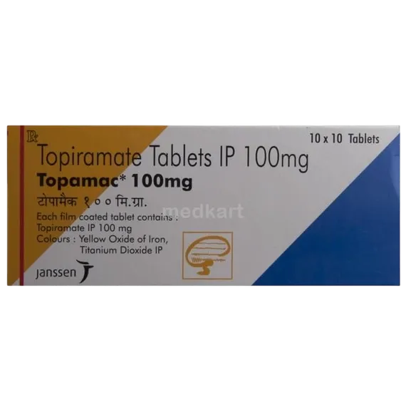 topamac 100mg tablet 10's